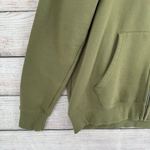 Dixxon Ground Up Customs Full Zip Hoodie Sweatshirt Mens Large Green - Picture 5 of 11